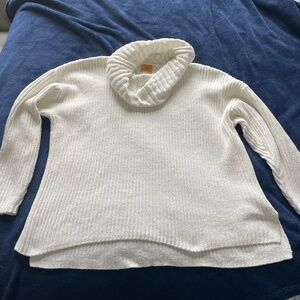 Never Worn Ruby Rd. Cowl Neck Ivory Sweater, Women’s Size Large